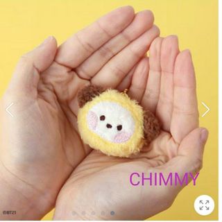 ビーティーイシビル(BT21)のBT21 minini FACE PLUSH KEYRING CHIMMY(キャラクターグッズ)