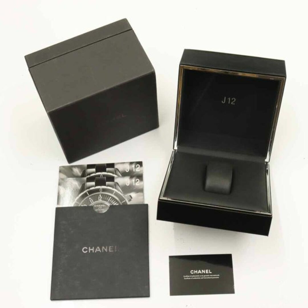 CHANEL(シャネル)のシャネル CHANEL J12 38mm H0970 メンズ 腕時計 デイト ホワイト セラミック オートマ 自動巻き ウォッチ VLP 90231449 メンズの時計(腕時計(アナログ))の商品写真