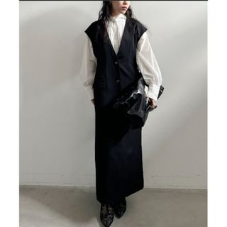 アメリヴィンテージ(Ameri VINTAGE)のOTONA MUSE SET UP CLASSIC DRESS(ロングワンピース/マキシワンピース)