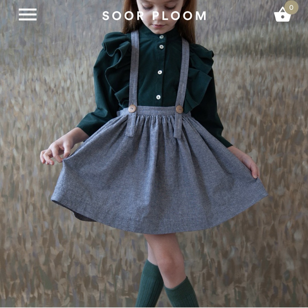 SOOR PLOOM(ソーアプルーム)のsoor ploom mavis Skirt  5y キッズ/ベビー/マタニティのキッズ服女の子用(90cm~)(スカート)の商品写真