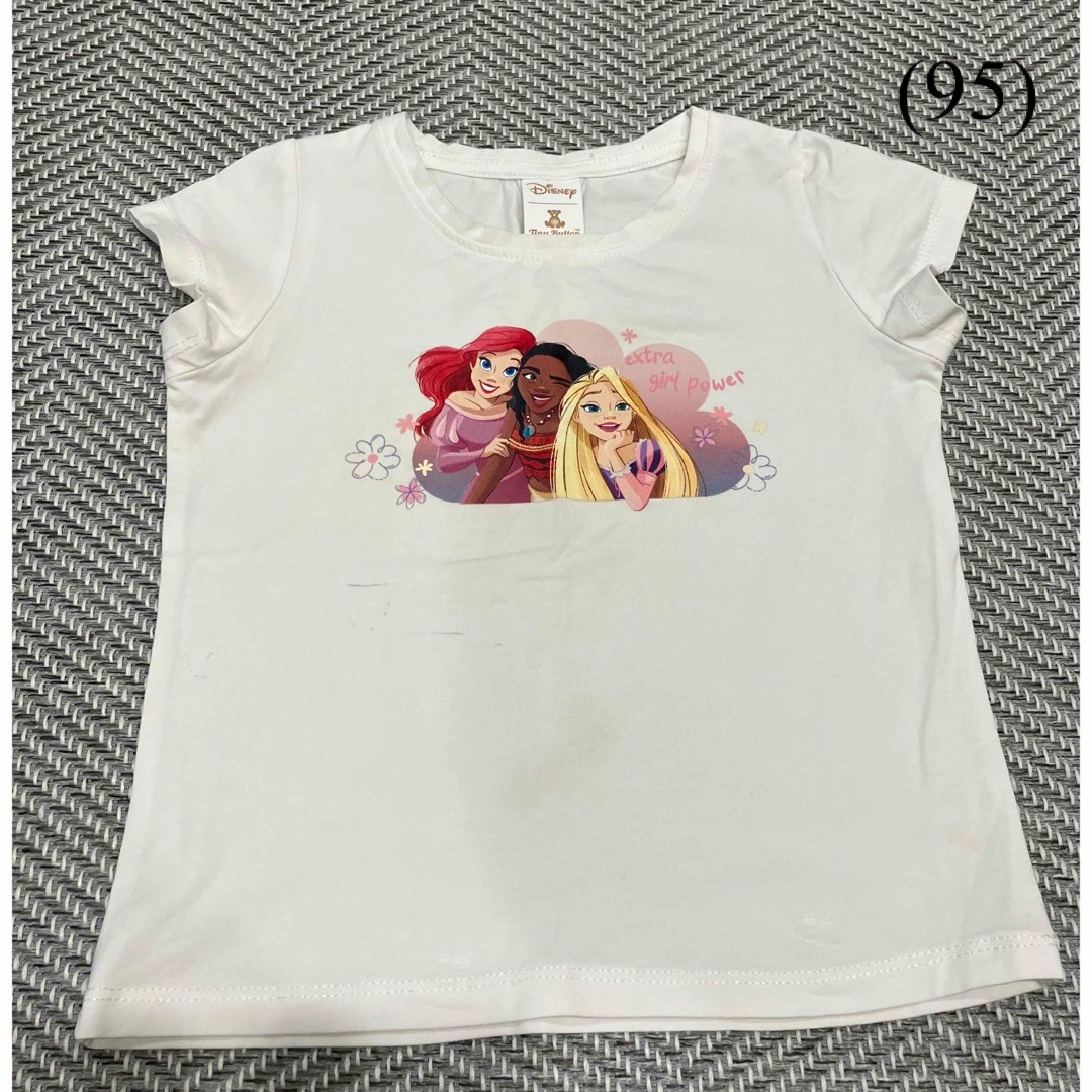 ディズニープリンセス　Tシャツ モアナ アリエル ラプンツェル キッズ/ベビー/マタニティのキッズ服女の子用(90cm~)(Tシャツ/カットソー)の商品写真