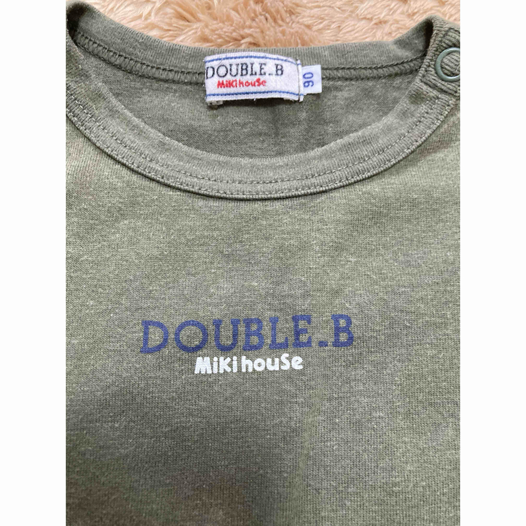 DOUBLE.B(ダブルビー)のTシャツ 半袖　ダブルビー　ミキハウス　90 キッズ/ベビー/マタニティのキッズ服女の子用(90cm~)(Tシャツ/カットソー)の商品写真