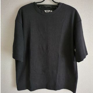 ユニクロ(UNIQLO)のUNIQLO　AIRism 黒Tシャツ(Tシャツ/カットソー(半袖/袖なし))