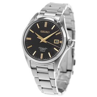 SEIKO - 【新品】セイコー SEIKO Mechanical 腕時計 メンズ SZSB014 メカニカル ネット限定メカニカル ドレスライン Dressy Line SPORTY LINE 自動巻き（4R35/手巻き付） ブラックxシルバー アナログ表示