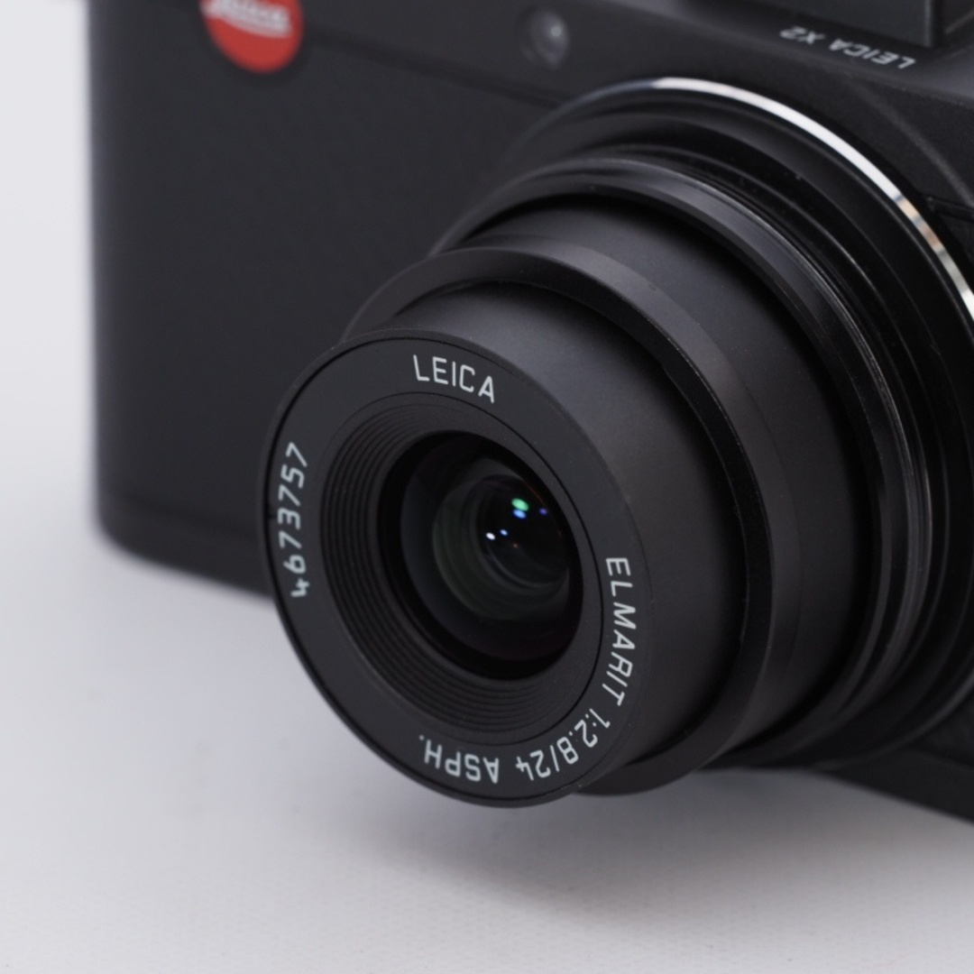 LEICA(ライカ)のLeica ライカ コンパクトデジタルカメラ X2 Black ブラック APS-C型CMOSセンサー #9550 スマホ/家電/カメラのカメラ(コンパクトデジタルカメラ)の商品写真