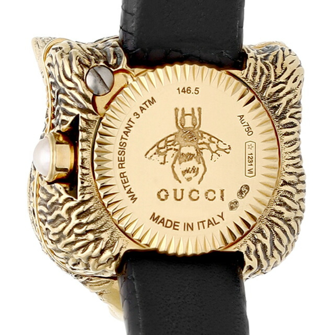 Gucci(グッチ)の【新品】グッチ GUCCI 腕時計 メンズ YA146504 クオーツ ホワイトシェルxブラック アナログ表示 メンズの時計(腕時計(アナログ))の商品写真