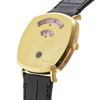 グッチ(Gucci)の【新品】グッチ GUCCI 腕時計 メンズ YA157446 クオーツ ゴールドxブラック アナログ表示(腕時計(アナログ))