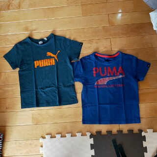 プーマ(PUMA)の子供用Tシャツ130cm2枚セット PUMAプーマ(Tシャツ/カットソー)