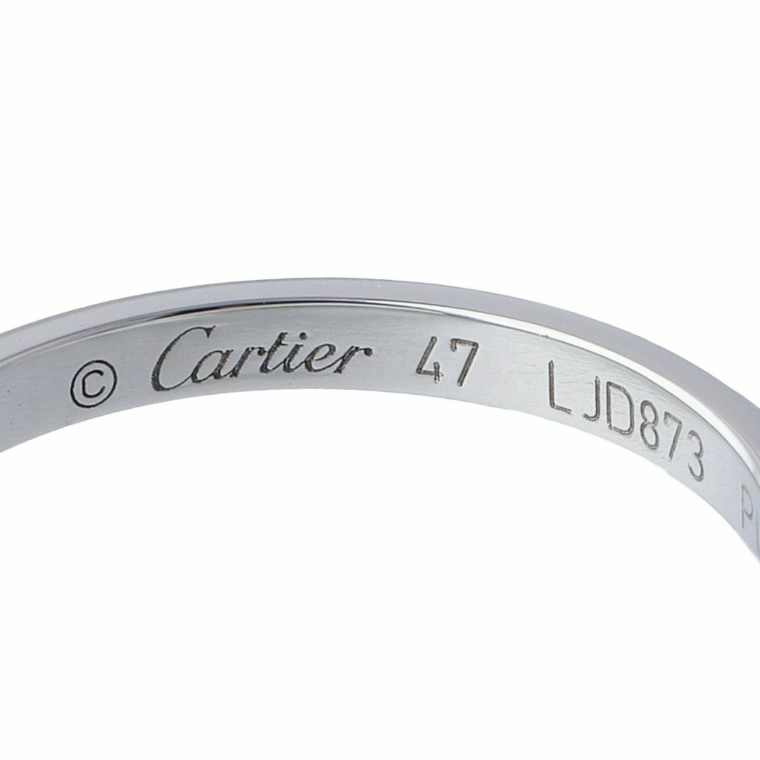 Cartier(カルティエ)のカルティエ ダムール ウェディング リング #47 幅1.8mm PT950 新品仕上げ済 Cartier【16751】 レディースのアクセサリー(リング(指輪))の商品写真