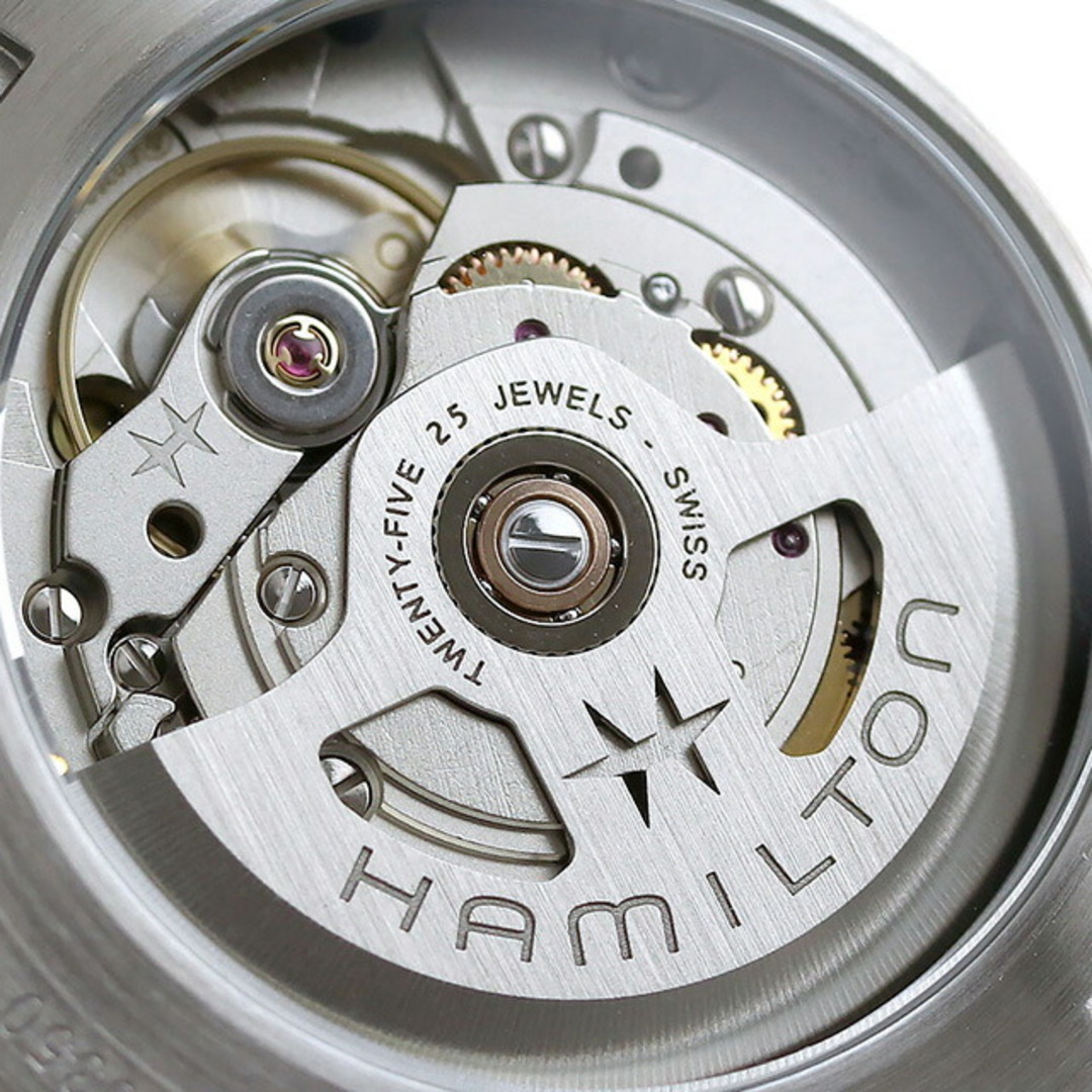 Hamilton(ハミルトン)の【新品】ハミルトン HAMILTON 腕時計 メンズ H64635560 カーキ アビエーション カーキ パイロット デイデイト オートマティック 自動巻き グリーンxブラウン アナログ表示 メンズの時計(腕時計(アナログ))の商品写真