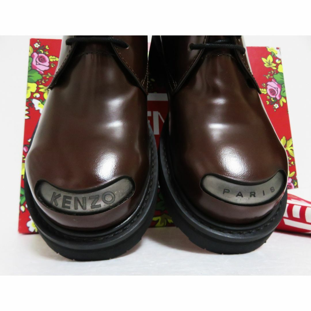 KENZO(ケンゾー)の定価10万 新品 KENZO PARIS SMILE DERBIES 39 メンズの靴/シューズ(その他)の商品写真