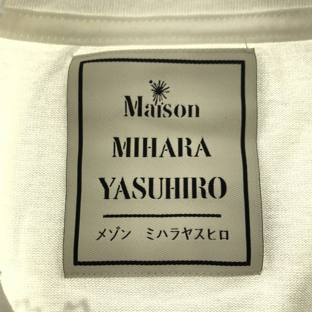 Maison MIHARA YASUHIRO(メゾンミハラヤスヒロ)のMaison MIHARA YASUHIRO メゾン ミハラヤスヒロ 24SS Distressed Long-Sleeve T-shirt ロングスリーブカットソー J12LT531-0 ホワイト 46 メンズのトップス(Tシャツ/カットソー(七分/長袖))の商品写真