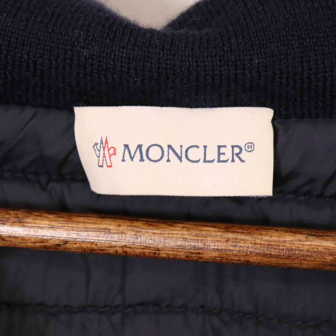 MONCLER(モンクレール)のモンクレール 16年 国内正規 ネイビー TRICOT CARDIGAN フードカーディガン L メンズのトップス(カーディガン)の商品写真