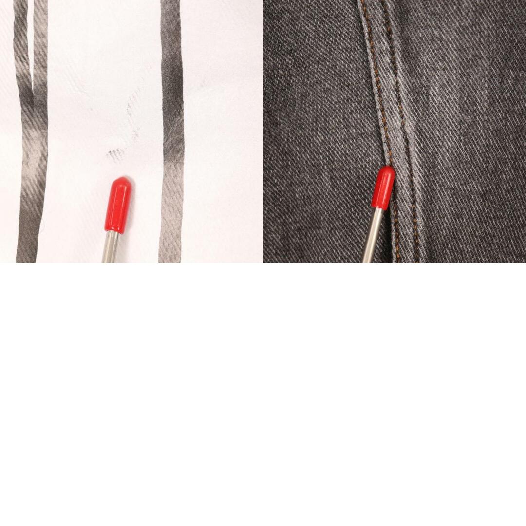 パームエンジェルス ブラック アーム刺繍 背面プリント デニムジャケット S メンズのジャケット/アウター(その他)の商品写真