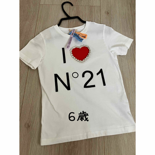 ヌメロヴェントゥーノ(N°21)のN°21 ヌメロヴェントゥーノTシャツ 6歳(Tシャツ/カットソー)