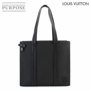 ルイヴィトン(LOUIS VUITTON)の未使用 ルイ ヴィトン LOUIS VUITTON アエログラム テイクオフ トート バッグ レザー ブラック M57308 RFID VLP 90222608(トートバッグ)