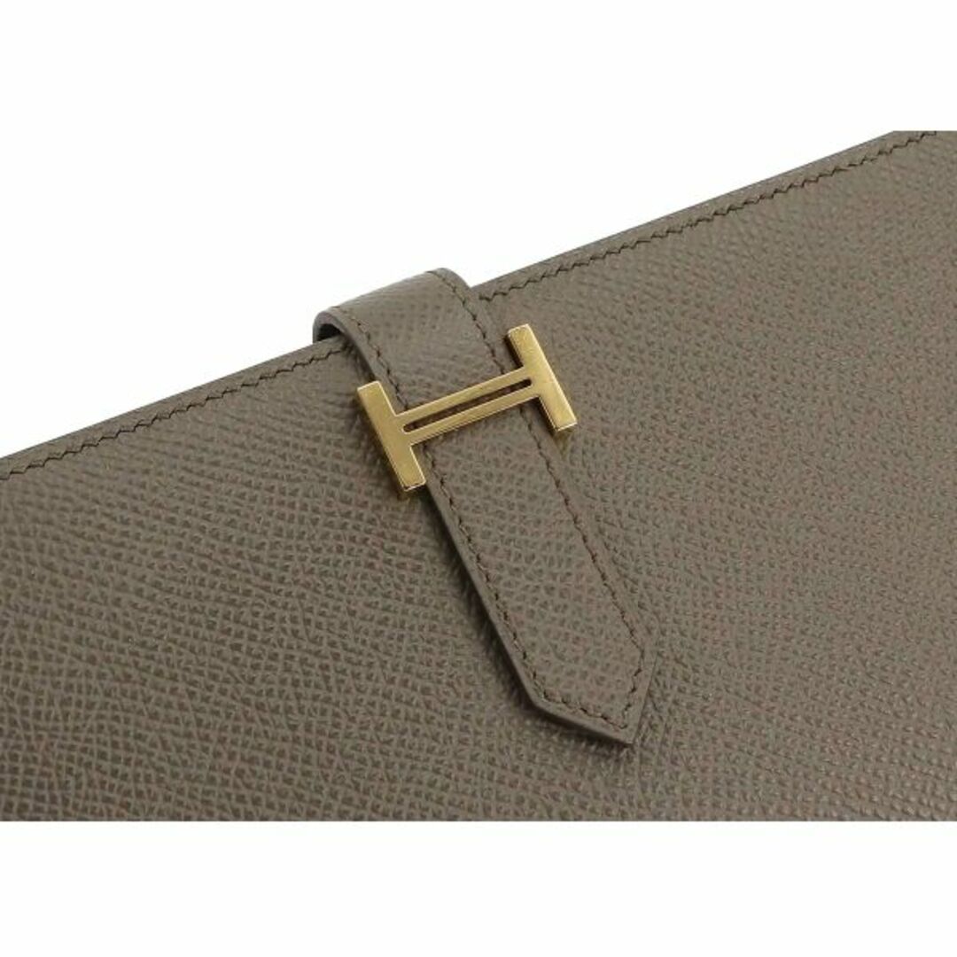 Hermes(エルメス)の新品同様 エルメス HERMES ベアンスフレ 二つ折り 長財布 エプソン エタン C刻印 ゴールド 金具 VLP 90229528 レディースのファッション小物(財布)の商品写真