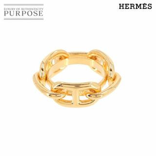 Hermes - 未使用 展示品 エルメス HERMES レガート ルガテ 90 シェーヌダンクル スカーフリング ゴールド アクセサリー VLP 90229535