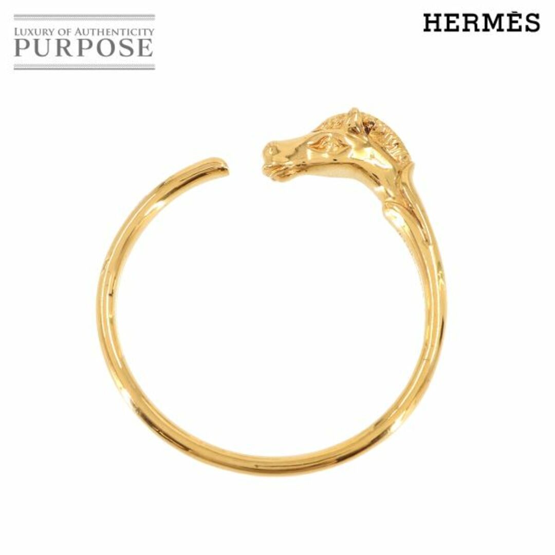 Hermes(エルメス)のエルメス HERMES シュバルホース バングル ゴールド アクセサリー 馬 ブレスレット VLP 90230005 レディースのアクセサリー(ブレスレット/バングル)の商品写真
