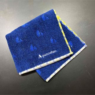 アクアスキュータム(AQUA SCUTUM)のアクアスキュータム　タオルハンカチ　新品(ハンカチ)