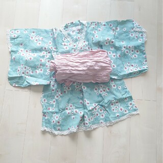 浴衣ドレス　兵児帯セット　110cm(甚平/浴衣)