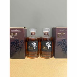 サントリー(サントリー)の2本　サントリー 響21年 HIBIKI 700ml 43％ 未開詮 古酒(ウイスキー)