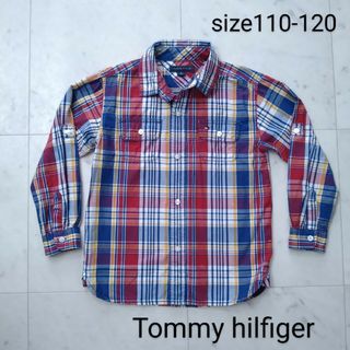 トミーヒルフィガー(TOMMY HILFIGER)のトミーヒルフィガー　☆　長袖　シャツ　110 - 120(ブラウス)