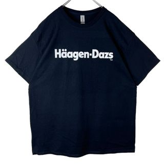 XXLアイスクリーム Haagen Dazsハーゲンダッツ Tシャツブラック(Tシャツ/カットソー(半袖/袖なし))