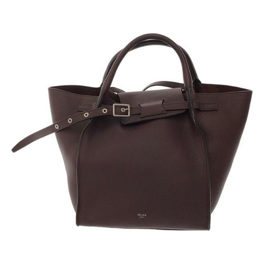 celine(セリーヌ)の【美品】  CELINE / セリーヌ | ビッグバッグ スモール 2Wayショルダーバッグ サプルグレインドカーフスキン | ワインレッド | レディース レディースのバッグ(ショルダーバッグ)の商品写真