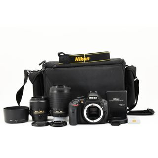 ニコン(Nikon)の【ニコン】D3400 + AF-S 18-55mm +AF-S 55-200mm(デジタル一眼)