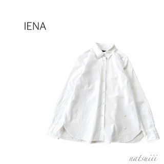 イエナ(IENA)のIENA イエナ . 2way コットン シャツ カシュクール ブラウス(シャツ/ブラウス(長袖/七分))