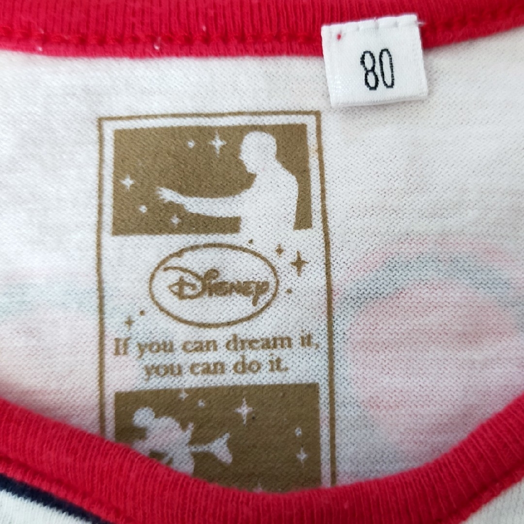 Disney(ディズニー)の子供用Tシャツ2枚セット ディズニーDISNEY キッズ/ベビー/マタニティのベビー服(~85cm)(Ｔシャツ)の商品写真