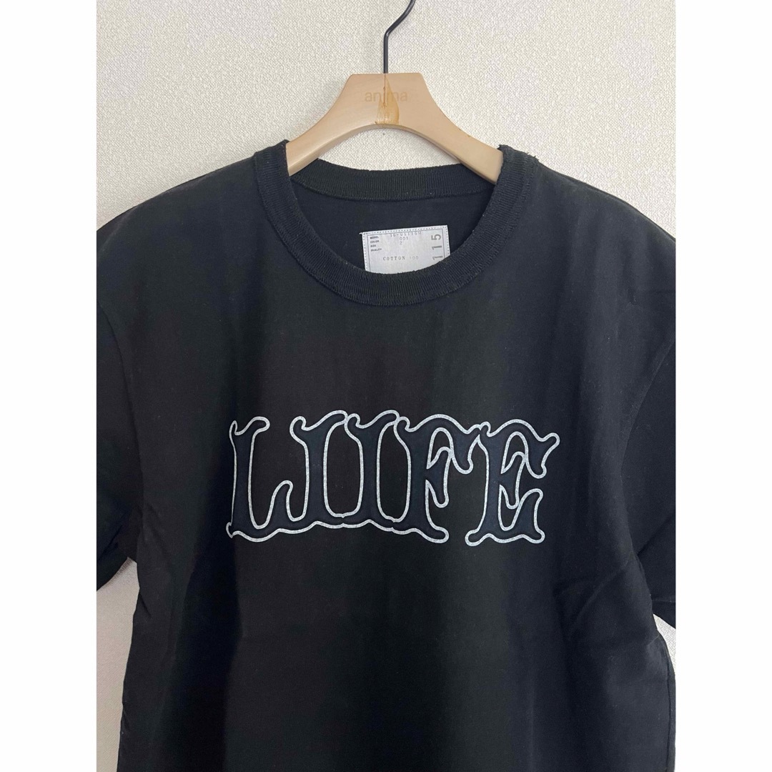 sacai(サカイ)のSACAI  ブラックTシャツ 2 メンズのトップス(Tシャツ/カットソー(半袖/袖なし))の商品写真