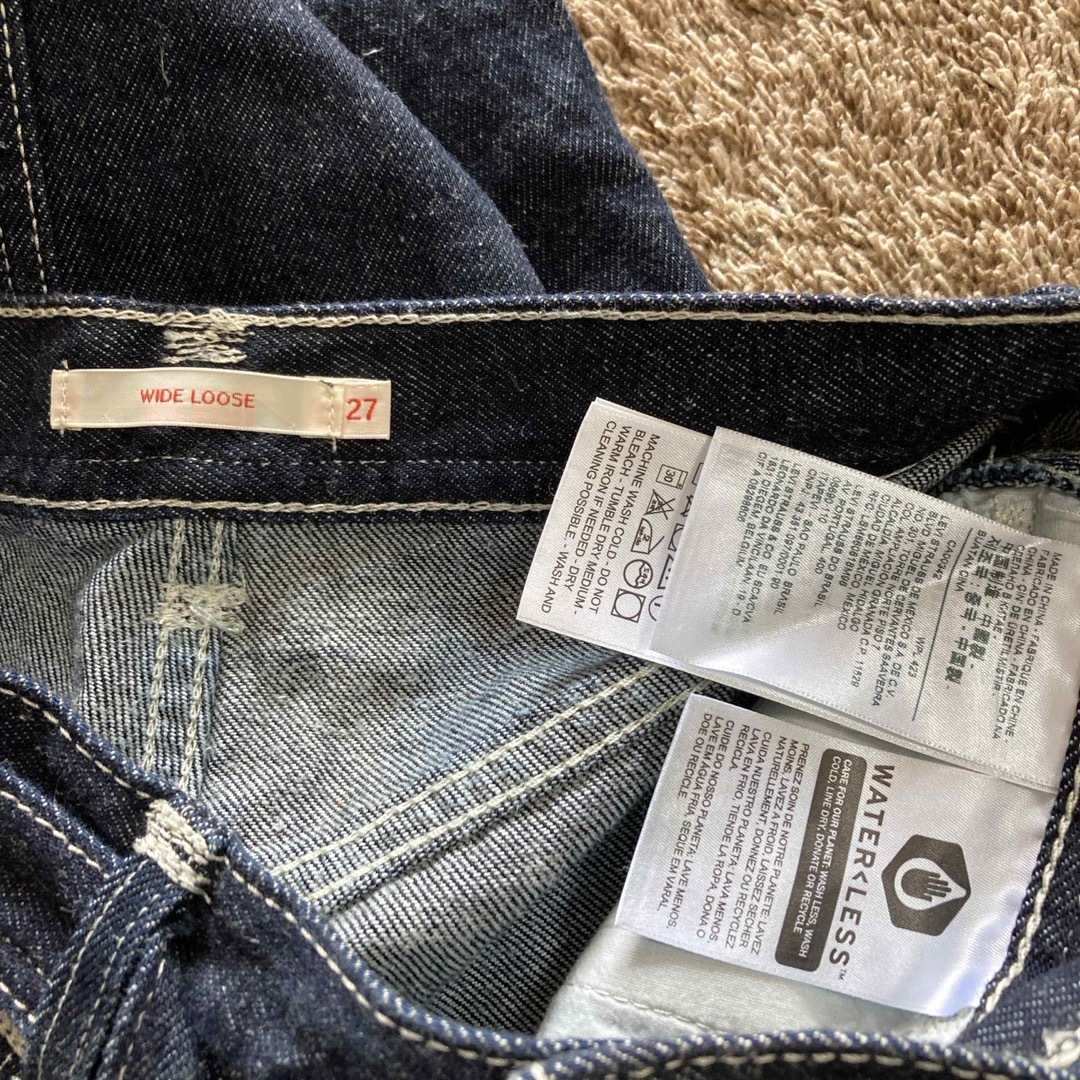 Levi's(リーバイス)のリーバイスレッド　ワイドルーズ　27 レディースのパンツ(デニム/ジーンズ)の商品写真