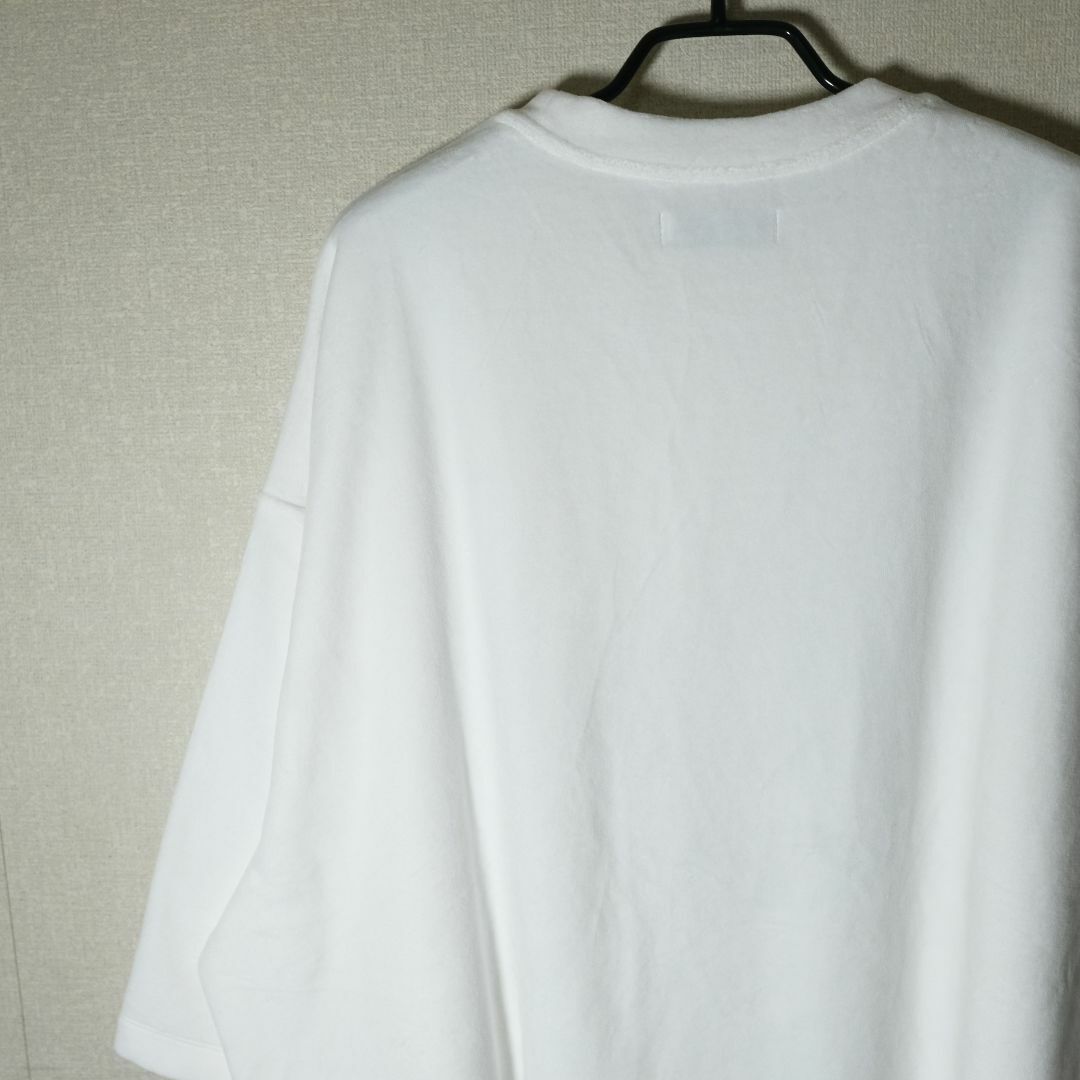TIGHTBOOTH BITE VELOUR 3/4 SLEEVE TEE 白 メンズのトップス(Tシャツ/カットソー(七分/長袖))の商品写真