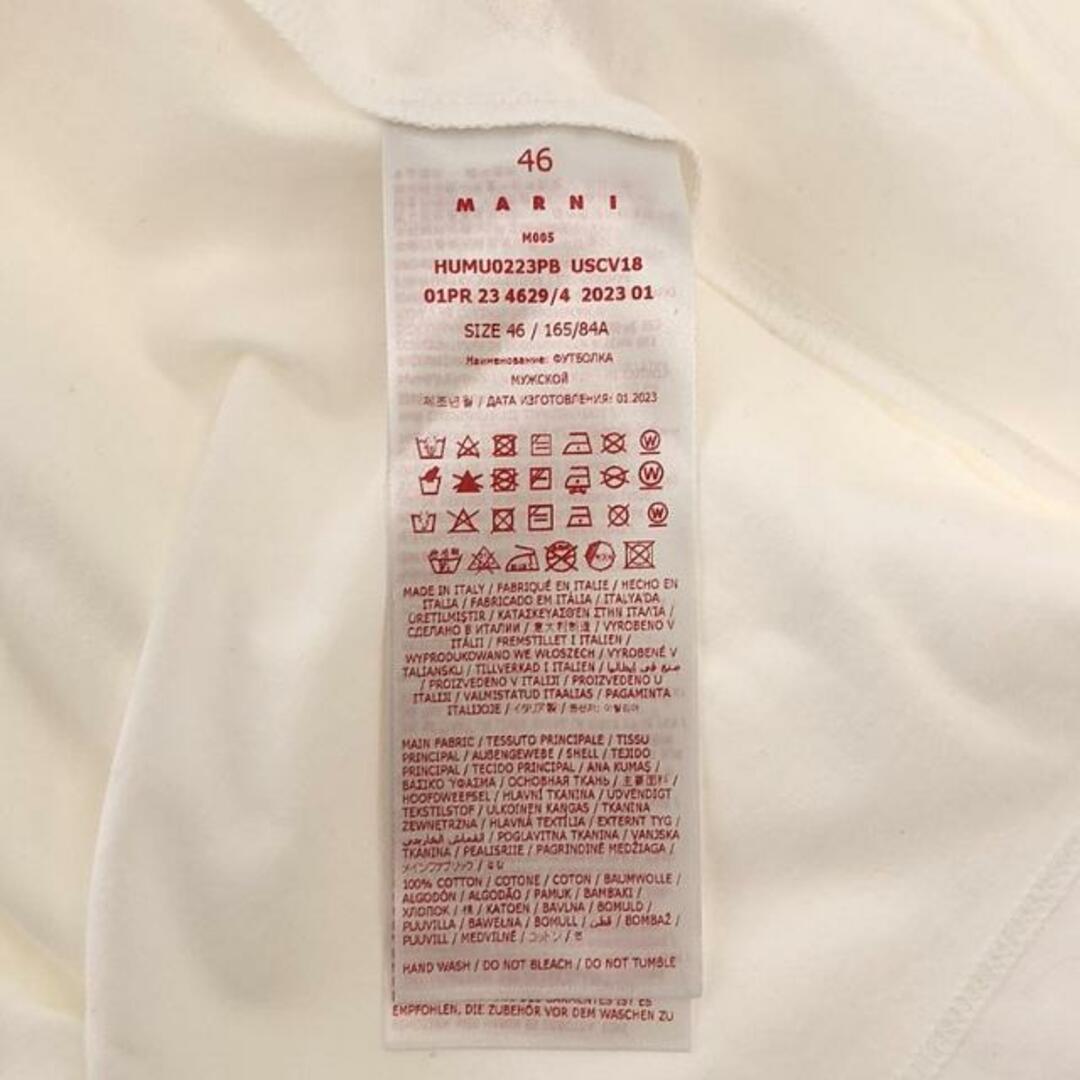 Marni(マルニ)の【新品】  MARNI / マルニ | 2023SS | WHIRLプリント Tシャツ | 46 | ホワイト | メンズ メンズのトップス(Tシャツ/カットソー(半袖/袖なし))の商品写真