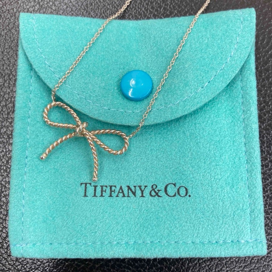Tiffany & Co.(ティファニー)のティファニー ネックレス シルバー925 リボン TIFFANY&CO. レディースのアクセサリー(ネックレス)の商品写真
