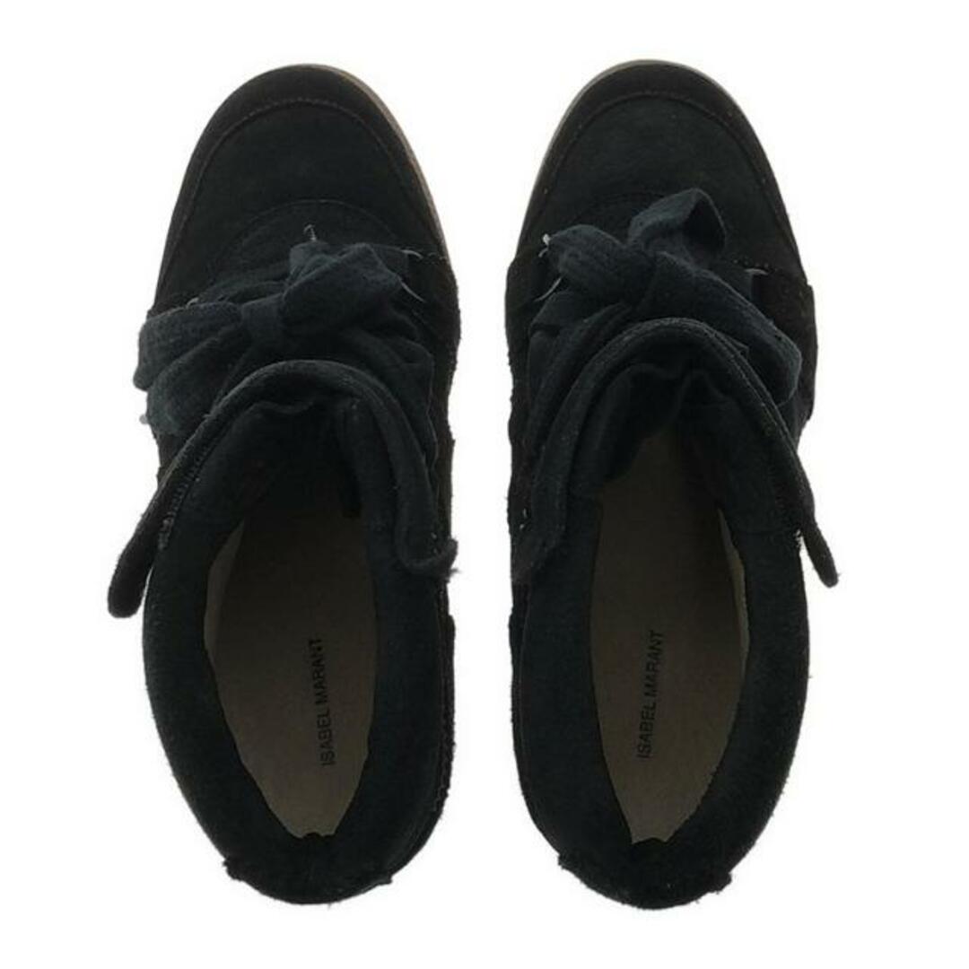 Isabel Marant(イザベルマラン)のISABEL MARANT / イザベルマラン | OVER BASKET スエード スニーカー | 37 | ブラック | レディース レディースの靴/シューズ(スニーカー)の商品写真