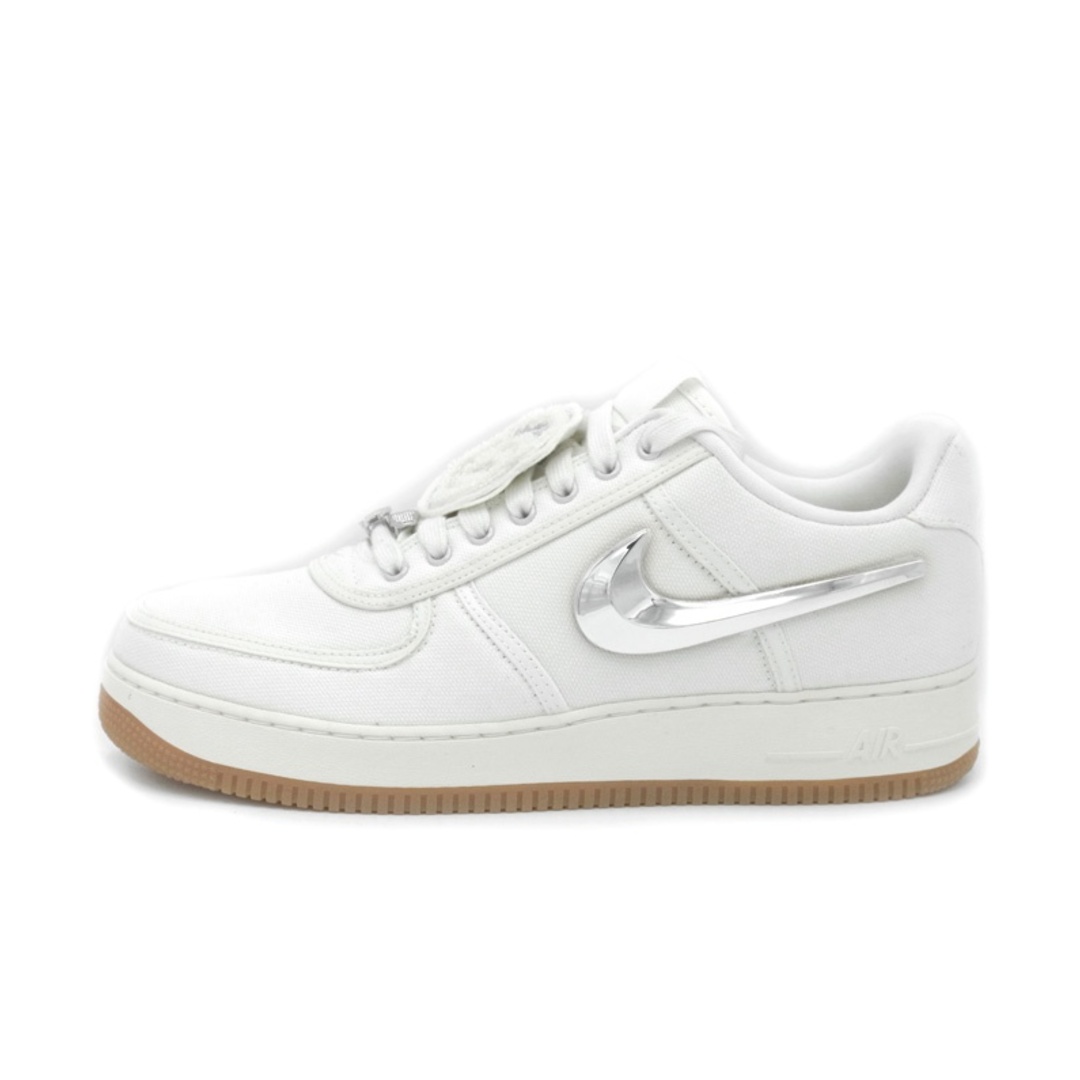 NIKE(ナイキ)のナイキ NIKE × トラヴィス スコット Travis Scott ■ 【 AIR FORCE 1 LOW Sail AQ4211 101 】 エア フォース 1 ロー セイル 2018 スニーカー 32696 メンズの靴/シューズ(スニーカー)の商品写真