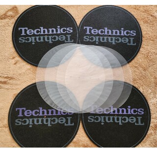 【美品】Technics テクニクス　ターンテーブル　スリップマット　4枚セット