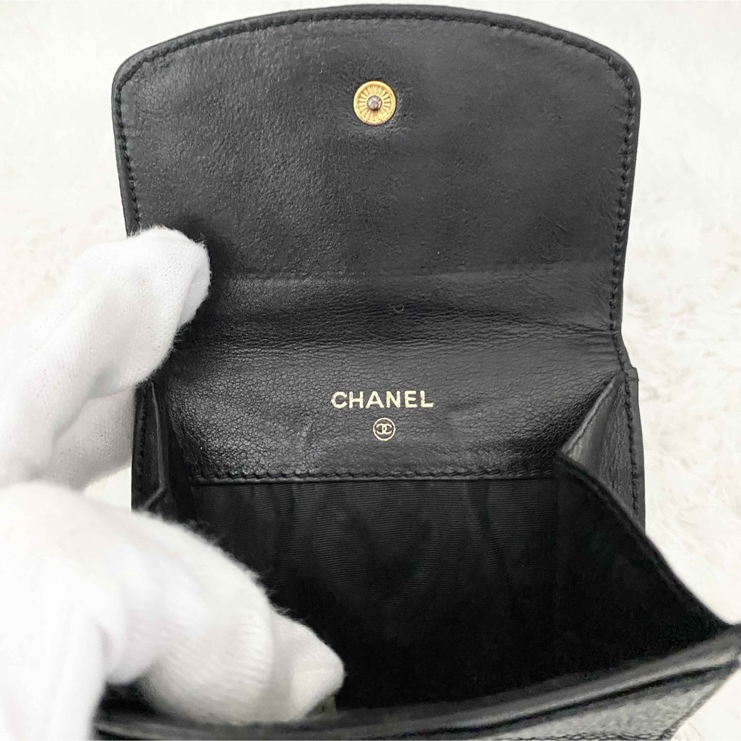 CHANEL(シャネル)の✨CHANEL✨シャネル コインケース キャビアスキン 小銭入れ レディースのファッション小物(コインケース)の商品写真