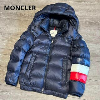 MONCLER - モンクレール　WILLM　ネイビー　ダウンジャケット　トリコロール　0サイズ