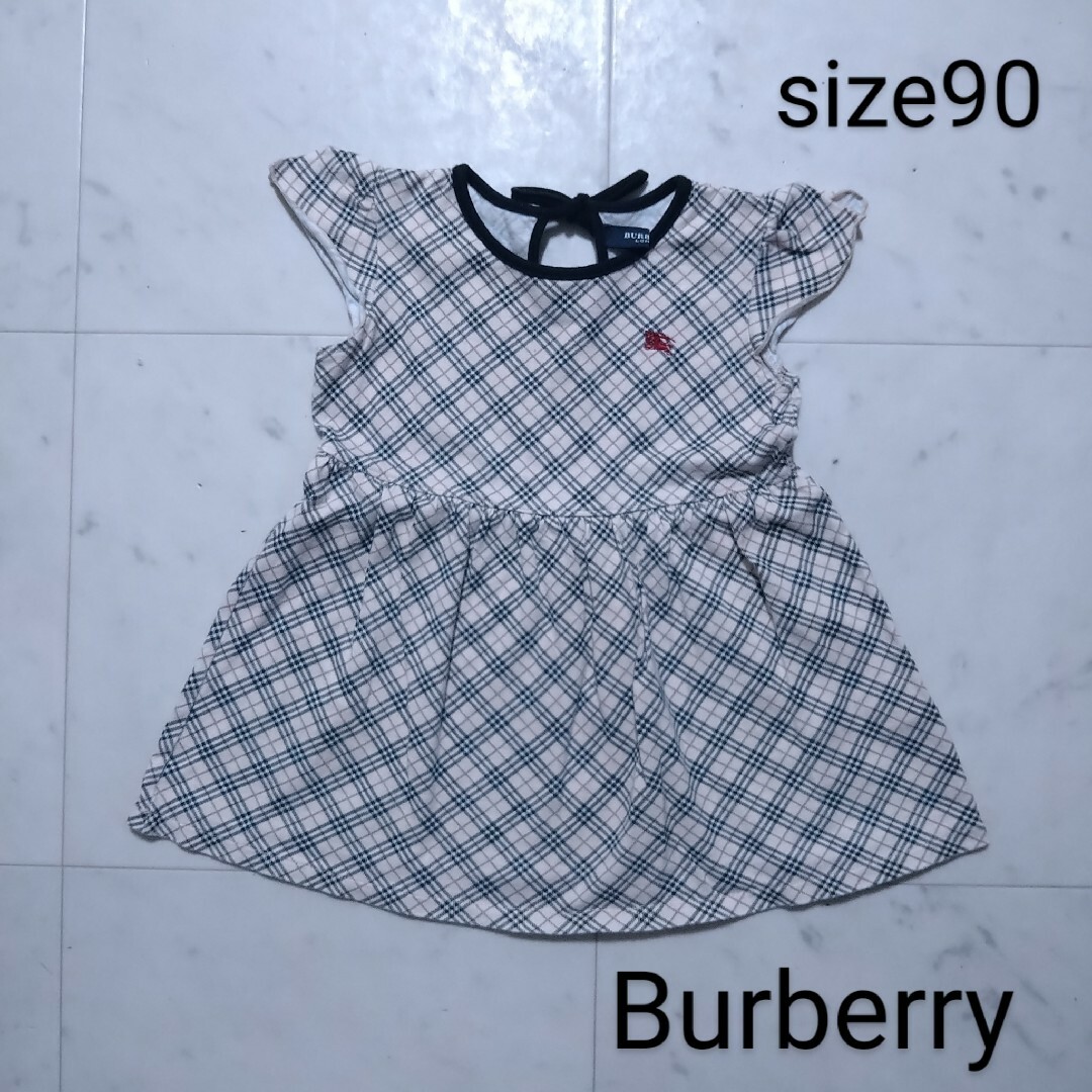 BURBERRY(バーバリー)のバーバリー　☆　半袖　ワンピース　90 キッズ/ベビー/マタニティのキッズ服女の子用(90cm~)(ワンピース)の商品写真