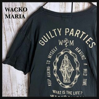 WACKO MARIA - 【人気デザイン】ワコマリア☆マリアバックプリントTシャツ 定番カラー 即完売