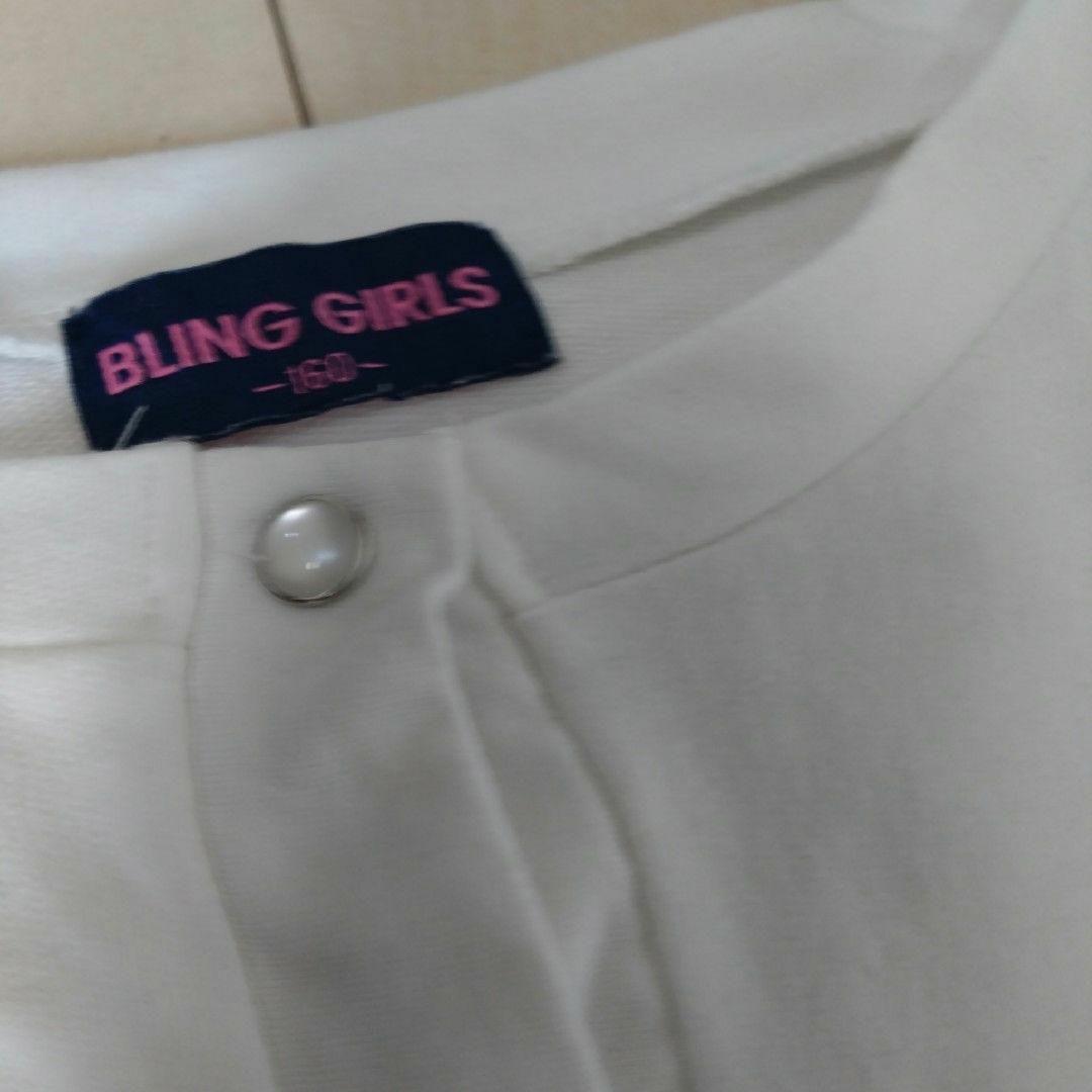 BLING GIRLS トップス（160） キッズ/ベビー/マタニティのキッズ服女の子用(90cm~)(Tシャツ/カットソー)の商品写真