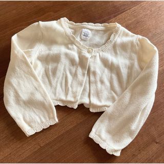 ベビーギャップ(babyGAP)のベビーギャップ カーディガン ボレロ オフホワイト90(カーディガン)