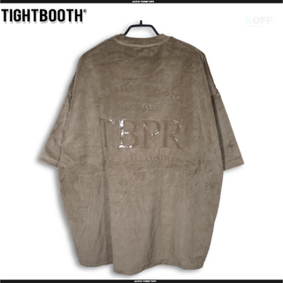 TIGHTBOOTH STRAIGHT UP VELOUR TシャツOLIVE(Tシャツ/カットソー(半袖/袖なし))