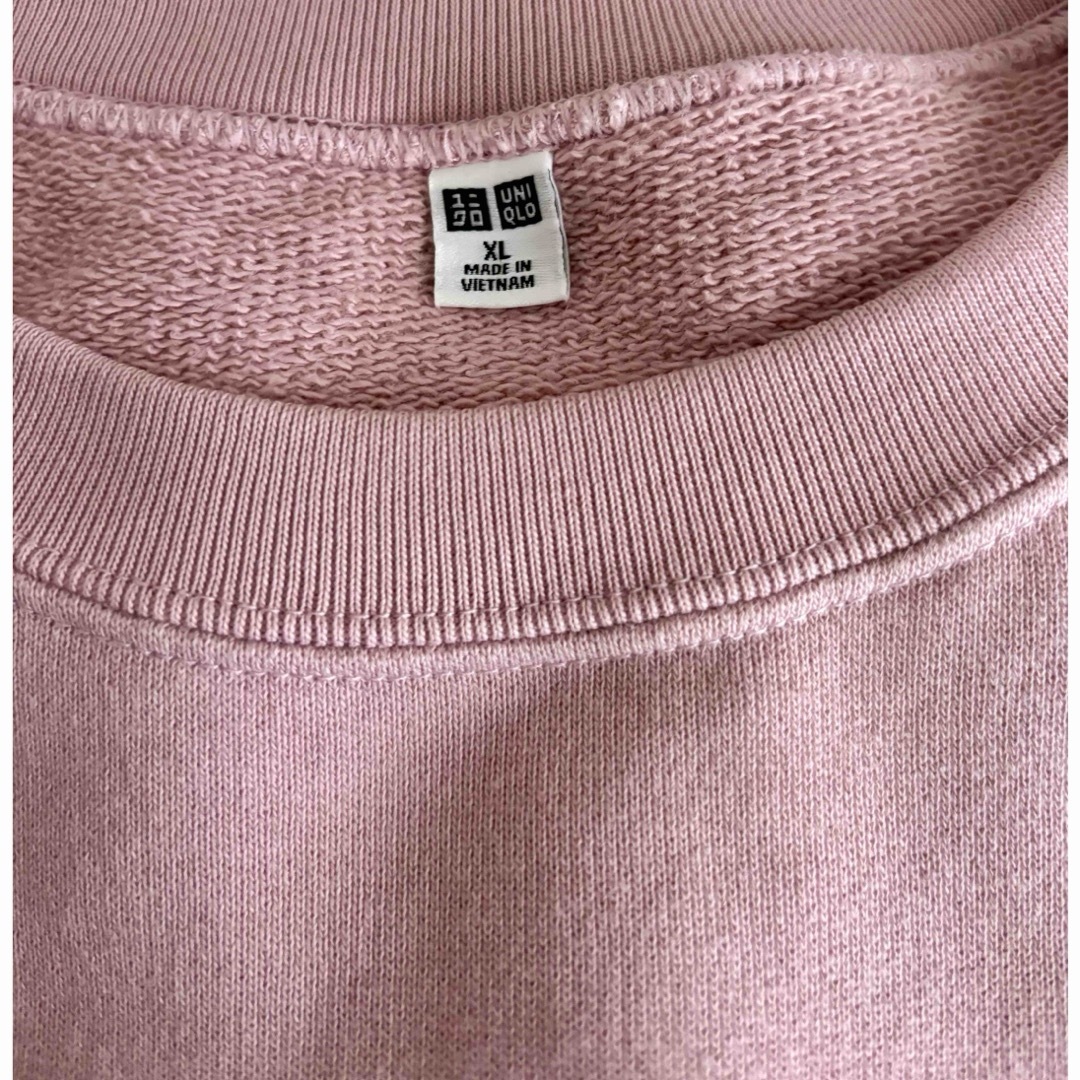 UNIQLO(ユニクロ)のUNIQLO ユニクロ　スウェットクルーネックシャツ　XL レディースのトップス(トレーナー/スウェット)の商品写真