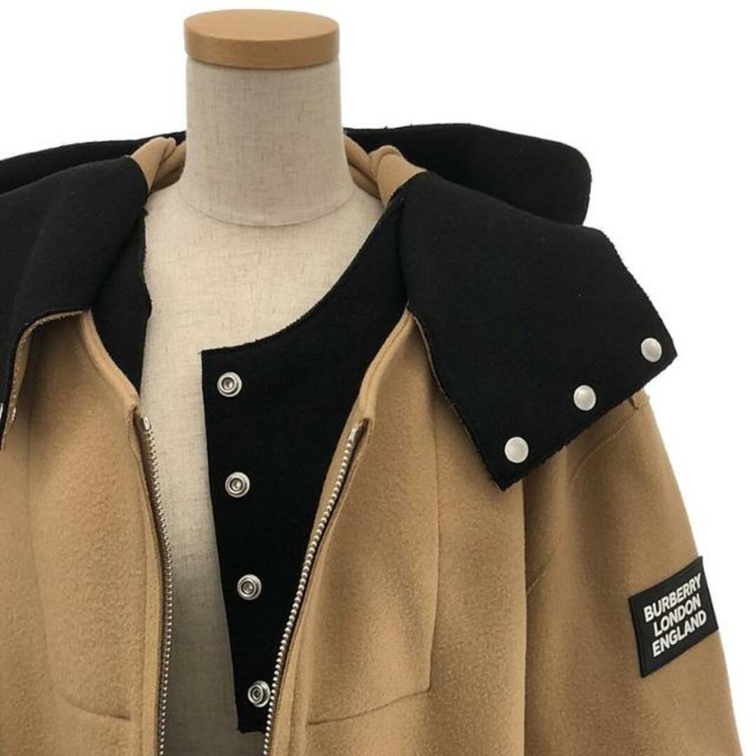 BURBERRY(バーバリー)のBurberry / バーバリー | 2020AW | Lisburn Hooded Parka リスバーン フーデッド ウールブレンドダッフルコート | 44 | ベージュ/ブラック | レディース レディースのジャケット/アウター(その他)の商品写真