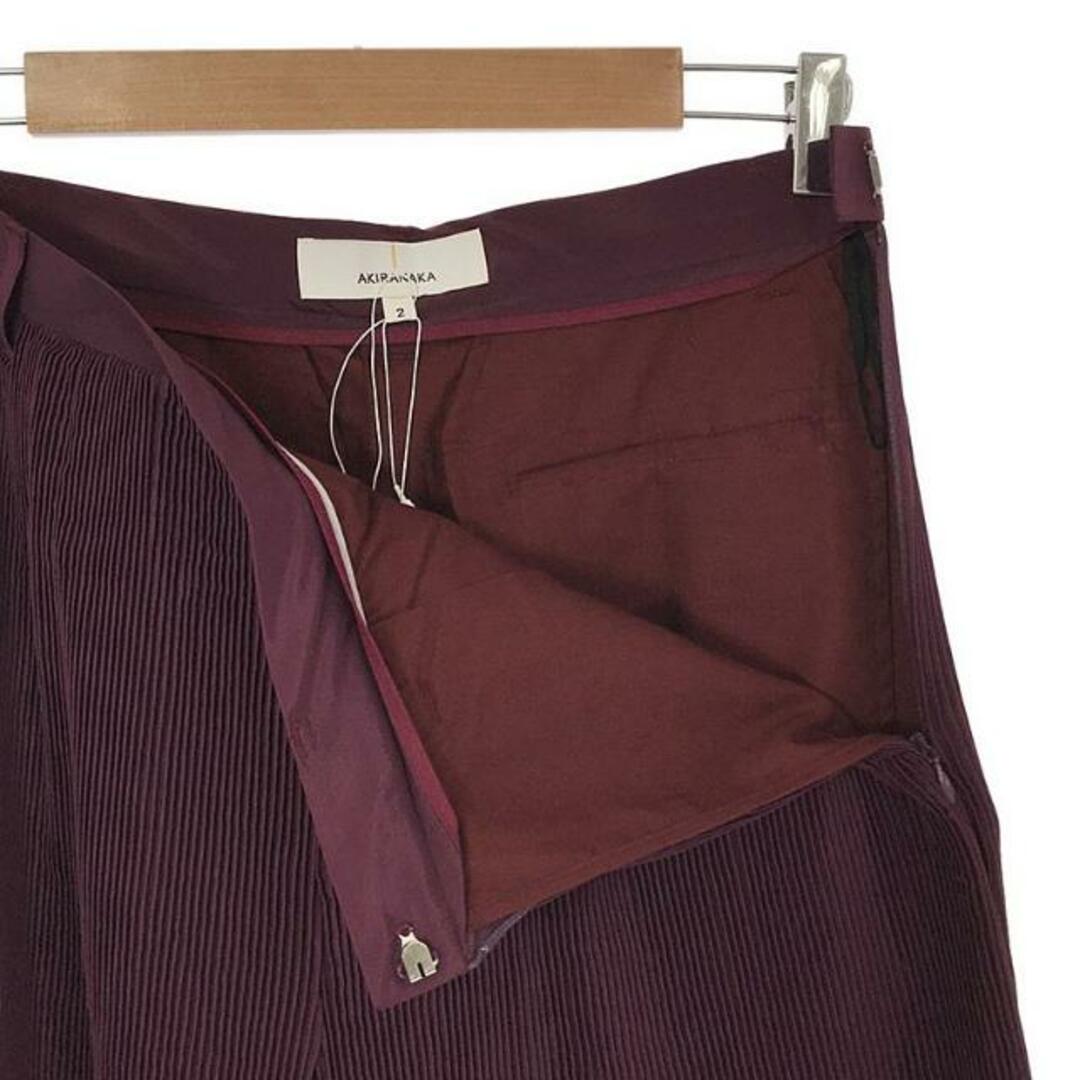 AKIRANAKA(アキラナカ)の【新品】  AKIRANAKA / アキラナカ | pleats pants / レイヤード プリーツパンツ | 2 | purple | レディース レディースのパンツ(その他)の商品写真